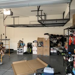 SafeRacks Overhead Garage Storage Rack $290 Each Installed 