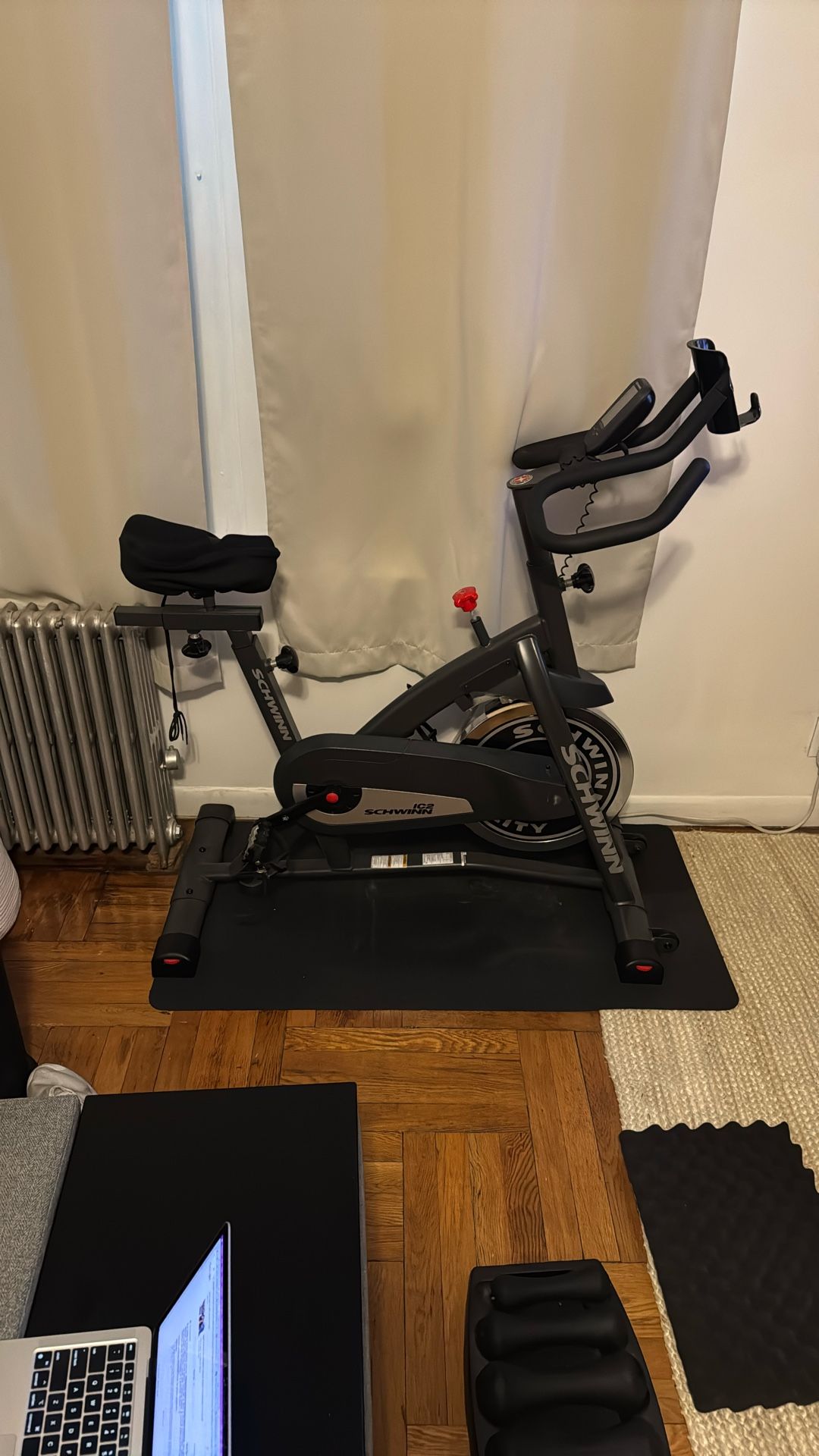Schwinn IC2 Spin Bike + Mat