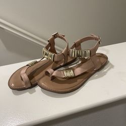 Rose Gold Glamor Sandals