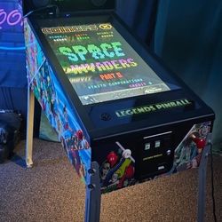 Retro Legends Virtual Pinball Machine With Over 750 Tables and Vertical Arcade Games 