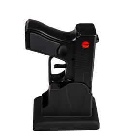 Electric Gun Wine Corkscrew Bottle Opener - Rechargeable Holster Base Cordless