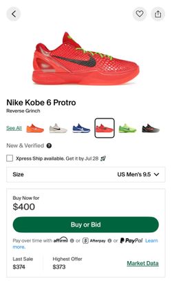 Kobe Reverse Grinch 9.5