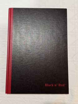 Black N Red Notebook