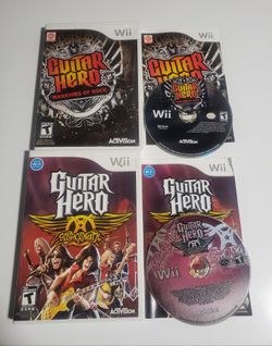 Guitar Hero Warriors of Rock/ Aerosmith Wii