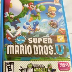 New Super Mario Bros. U + New Super Luigi U — complete and in great condition.