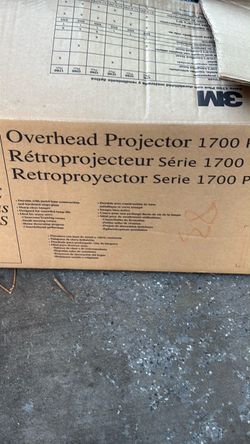 3M overhead projector 1700+ series