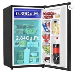 3.3 Cu ft Single Door Mini Fridge