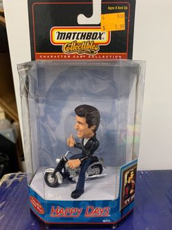 Matchbox collectible. Fonz on motorbike