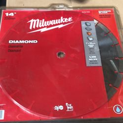 Milwaukee Diamond Blade 14”