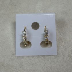 Florentine Huggie Hoop Earrings 