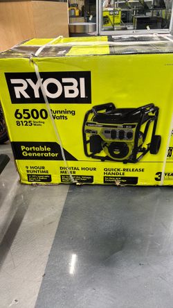 RYOBI generator 6500 w ry906500