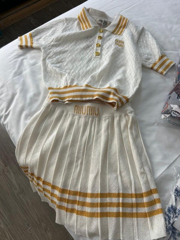 Miu Miu Skirt Set