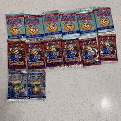 Ty Beanie Baby Collector Cards, Lot 14 Sealed Vintage Packs