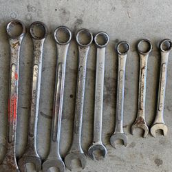 5/8 To 1” Open End Box End Wrenches