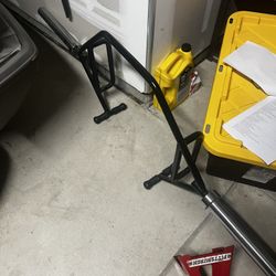 Olympic barbell, Open Trap Bar, EZ bar, Plate Tree Rack, And CAP Olympic plates