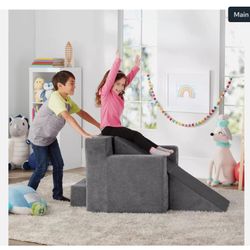 Member's Mark Jumbo Kids’ Explorer 2-in-1 Slide Chair, Meteorite