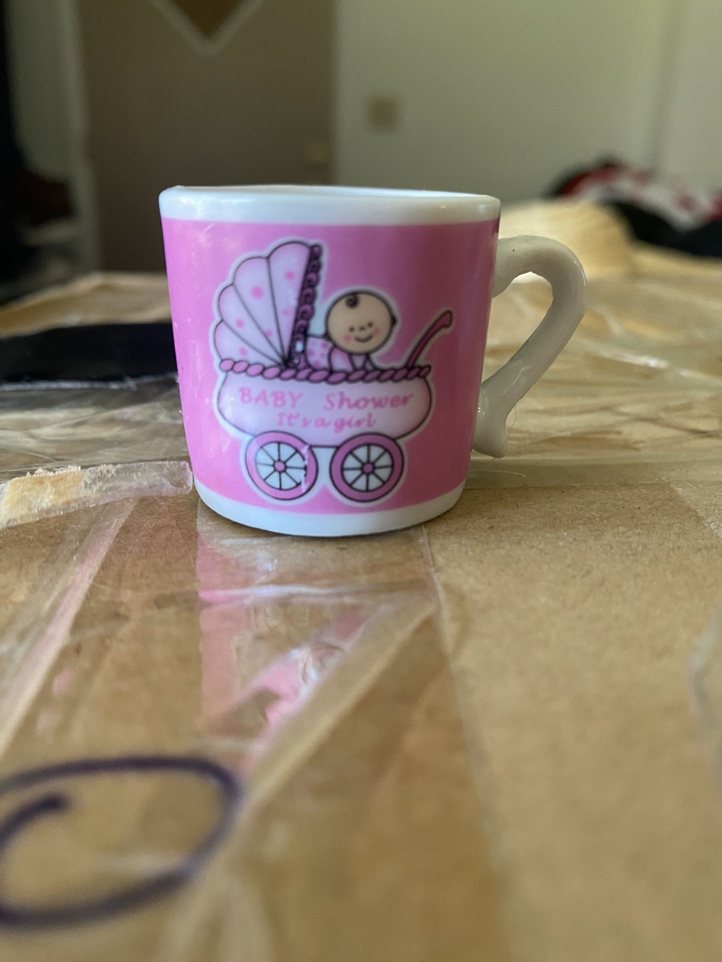 Baby Shower (miniature Cup) For A Girl