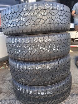 1 set of 275/65/R20 in very good shape condition GOOD YEAR HABLAMOS ESPAN̈OL