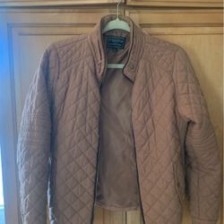 brown light jacket size large