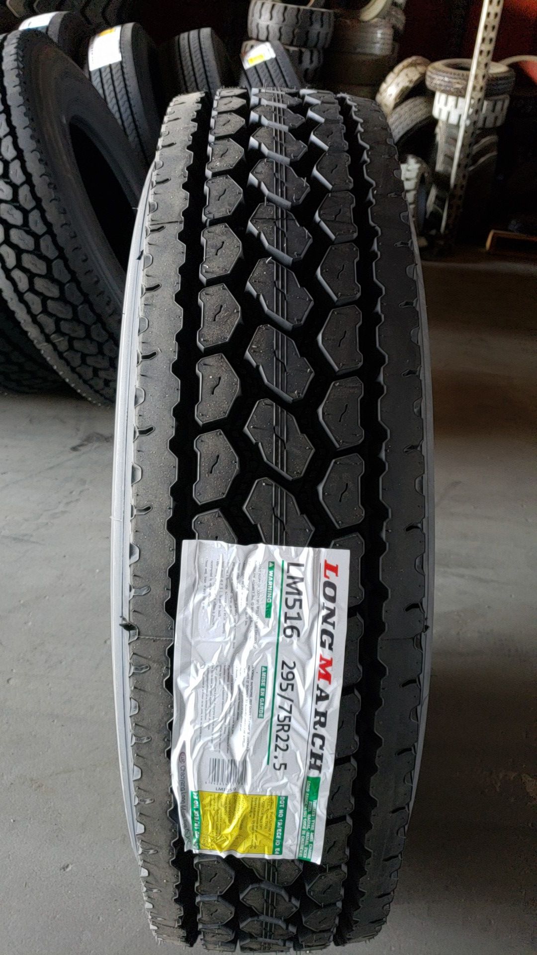 Low pro 22.5... LONGMARCH DRIVE/STEER/TRAILER TIRES