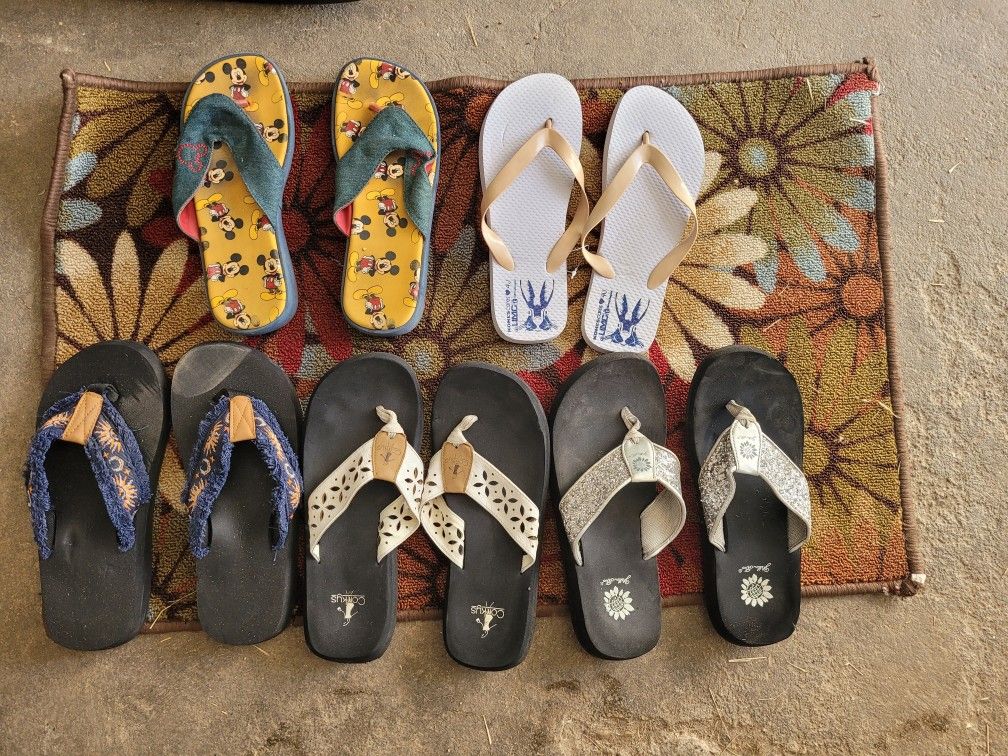 Womens Flip Flop Bundle Size 9