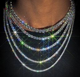 MOISSANATE TENNIS CHAINS 150$ SALE