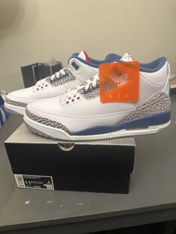 Air Jordan 3 Retro Men True Blue Sz 11.5 2026 Release