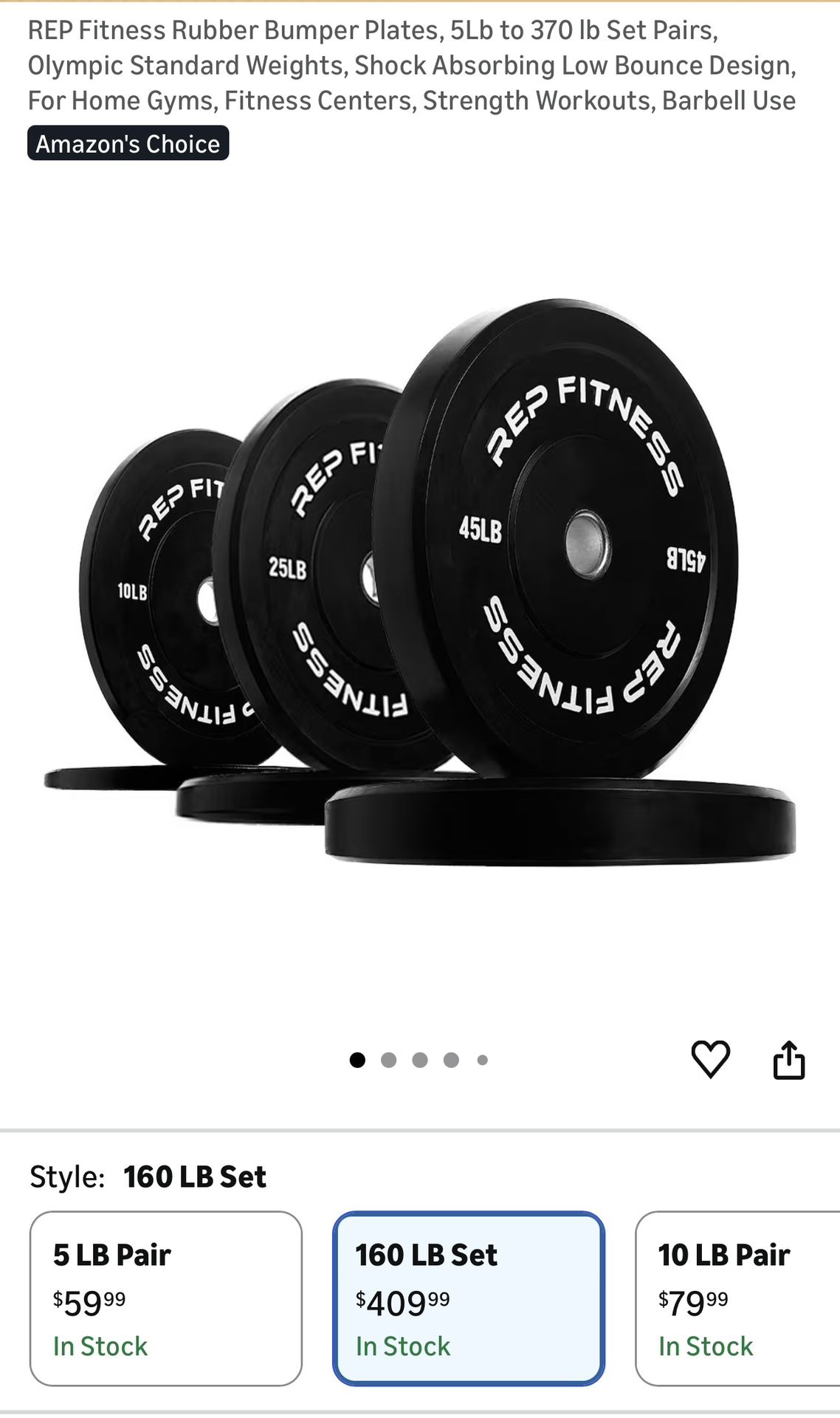Rep Fitness Rubber Bumper Plates