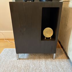 Side Table With Storage And Display