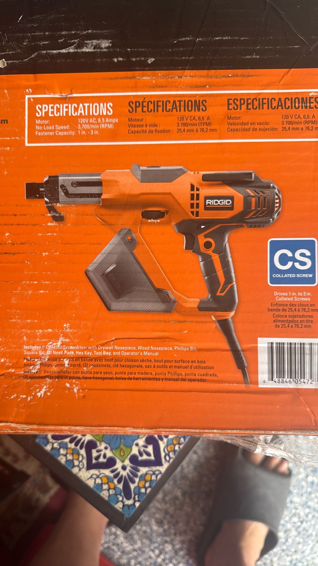 Ridgid Collated Screwdriver