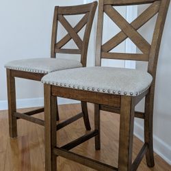 2 Moriville Counter Height Bar Stools