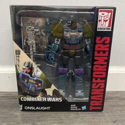 Transformers Generations Voyager Onslaught Figure Combiner Wars