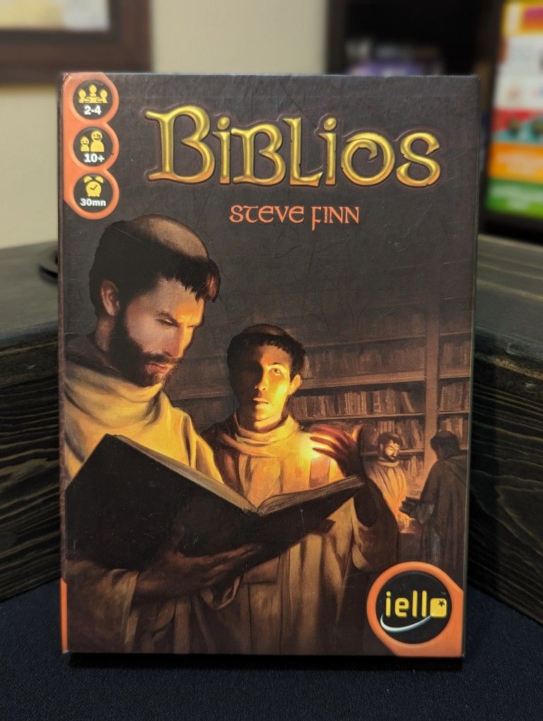 Biblios Board Game - $15