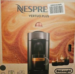 Nespresso VertuoPlus Coffee and Espresso Machine by De'Longhi, 5 Fluid  Ounces, Grey for Sale in La Mirada, CA - OfferUp