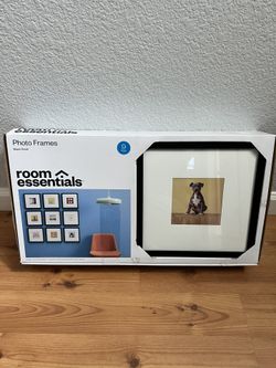 Black Gallery Frames 10”x10”, Set Of 9- NOB