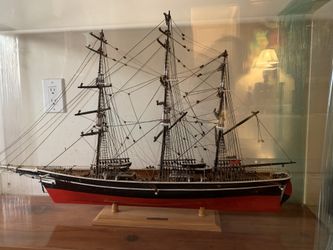 Cutty Sark Sail boat. vintage scale model. Large. About 3’ long.