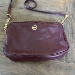Michael Kors Crossbody Bag – Burgundy
