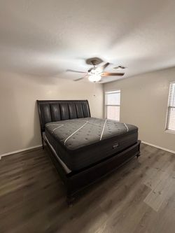 Cali-King bedroom set with mattress