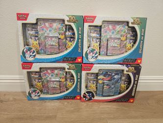 Pokemon 30th anniversary ex boxes