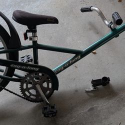 Tag-a-long bike