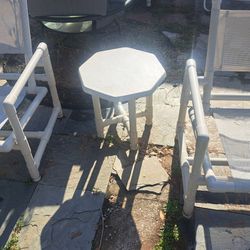 2 Chairs And 1 Small Table Outdoor Furniture 