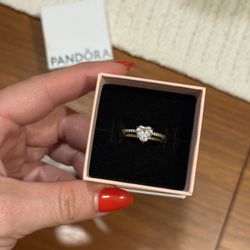 Pandora Heart Shaped Ring 