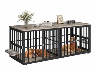 New large heavy duty 88 inch double dog crate