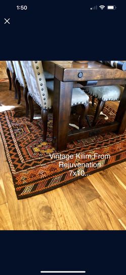 Kilm Tribal Vintage Rug Bought At Rejuvenation