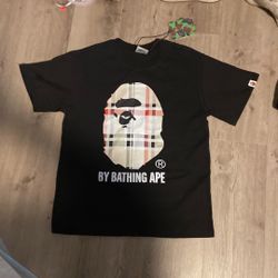 Medium Bape X Burberry Shirt 