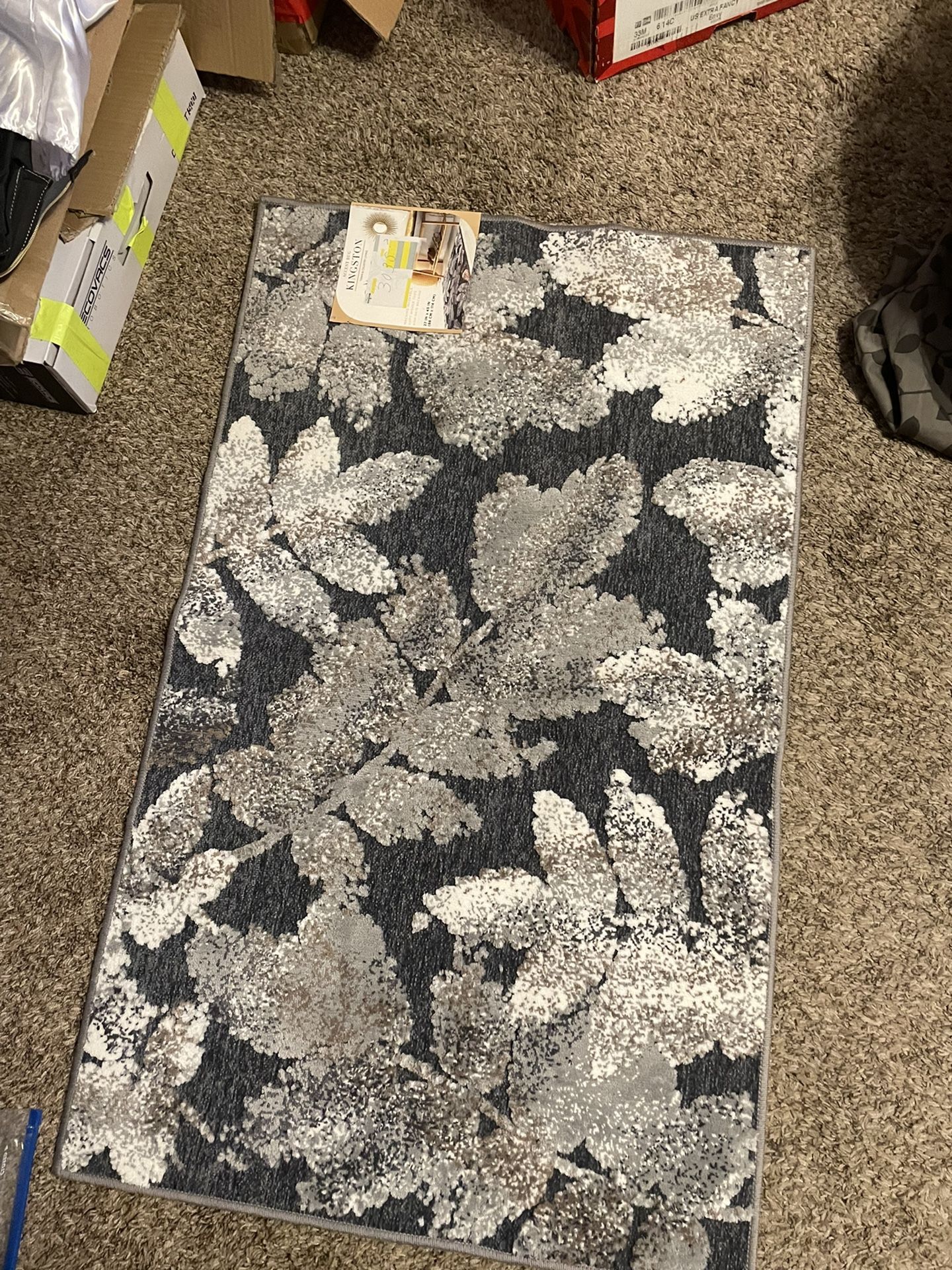 Kingston Accent Rug Washable Soft Woven Tops ,Non Skid Backing 27"x45"