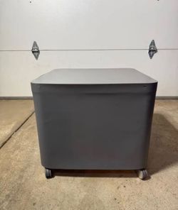 IKEA Gray Rolling Side Table