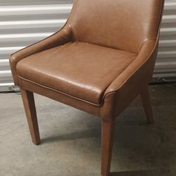 camel/tan single chair - nearly new