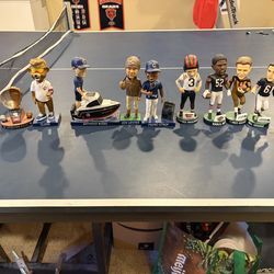 Cubs and bears sga/ bobbleheads