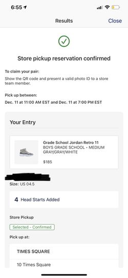Air Jordan Cool Grey 11 Size 4.5Y
